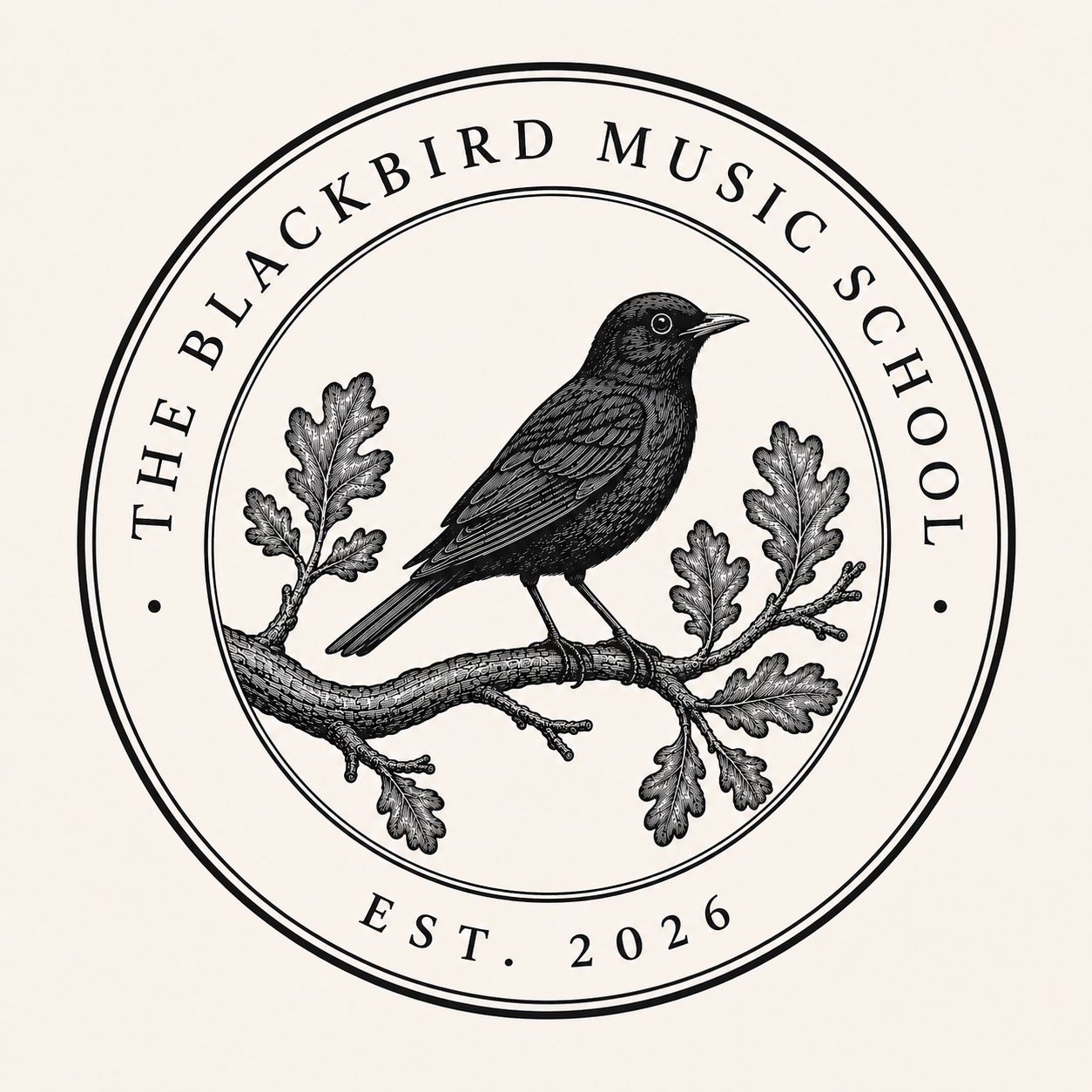 The Blackbird Music School crest